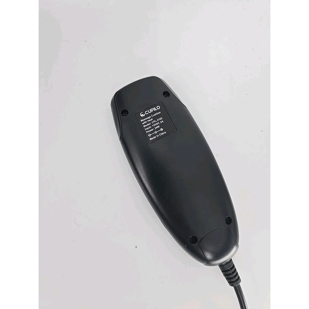 Cupilo Massage Cushion W/ Heat 100% Polyester- Free Shipping Open Box‎ CPL 2102